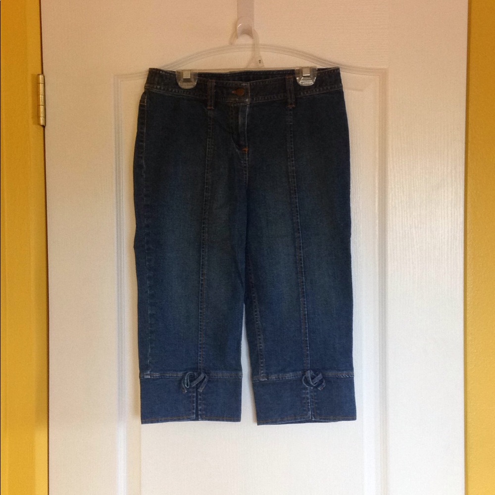 🎉Price Drop! Talbots Girls Size 14 Jean Capris